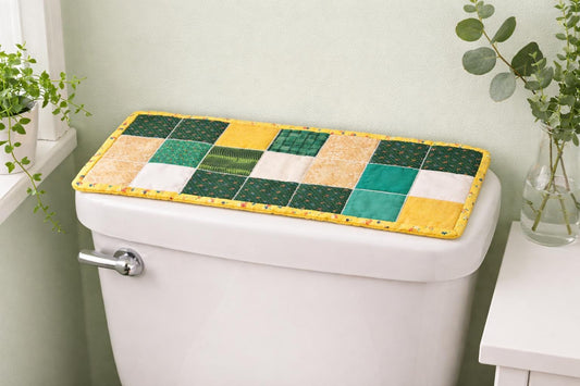 Handmade Quilted Table Topper / Narrow Runner – John Deere Colors – 21" x 7" – 100% Cotton